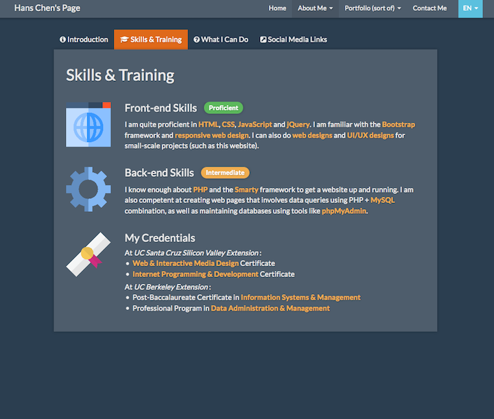 HanChu21.com About Screenshot